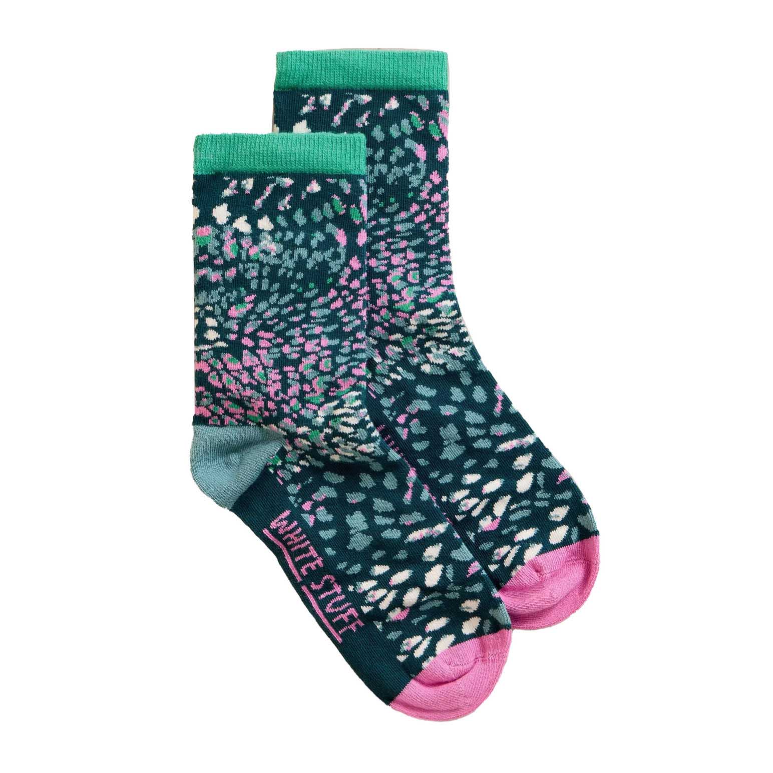 White Stuff Firework Ankle Sock